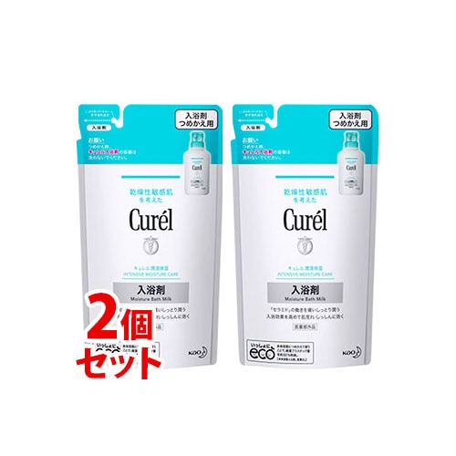 《セット販売》 花王 キュレル 入浴剤 つめかえ用 (360mL)×2個セット 詰め替え用 約12回分 curel 【医薬部外品】