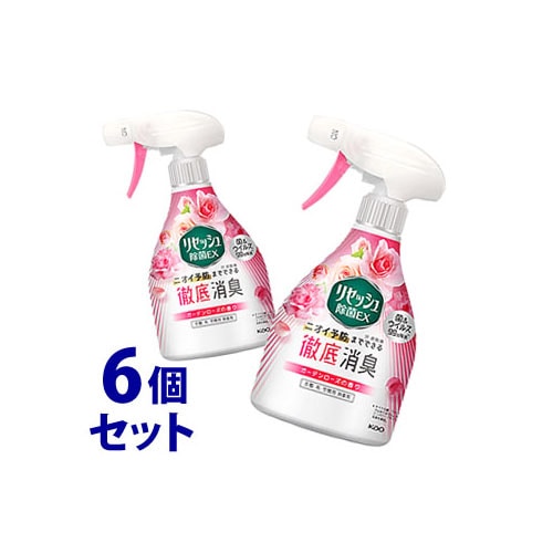 《セット販売》 花王 リセッシュ 除菌EX ガーデンローズの香り 本体 (370mL)×6個セット