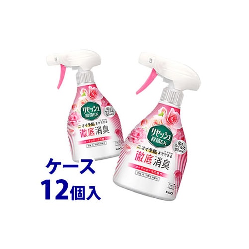 《ケース》 花王 リセッシュ 除菌EX ガーデンローズの香り 本体 (370mL)×12個