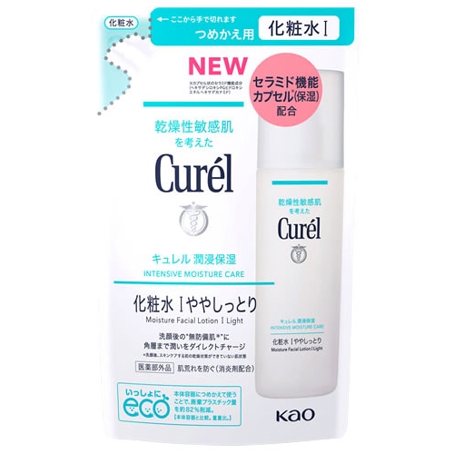 花王 キュレル 潤浸保湿 化粧水 I 1 ややしっとり つめかえ用 (130mL) 詰め替え用 敏感肌用化粧水 curel 【医薬部外品】