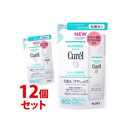 《セット販売》 花王 キュレル 潤浸保湿 化粧水 I 1 ややしっとり つめかえ用 (130mL)×12個セット 詰め替え用 curel 【医薬部外品】