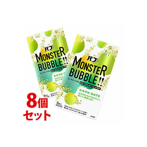 《セット販売》 花王 バブ モンスターバブル かろやかDAYS (70g×6錠)×8個セット 入浴剤 炭酸タイプ 【医薬部外品】