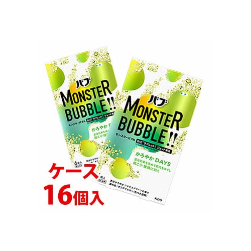 《ケース》 花王 バブ モンスターバブル かろやかDAYS (70g×6錠)×16個 入浴剤 炭酸タイプ 【医薬部外品】