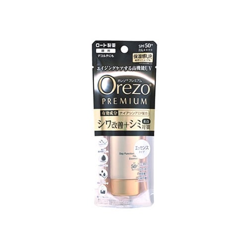 ※ツルハグループ限定※　ロート製薬 Orezo オレゾ プレミアム デイファンクションUVフェイスエッセンス SPF50+ PA++++ (35g) 顔用 日やけ止め エッセンスタイプ
