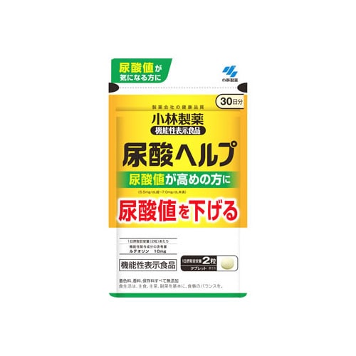 小林製薬 尿酸ヘルプ 30日分 (60粒) 機能性表示食品　※軽減税率対象商品