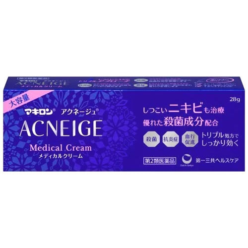 【第2類医薬品】第一三共ヘルスケア マキロン アクネージュ メディカルクリーム (28g) ニキビ治療薬 【セルフメディケーション税制対象商品】