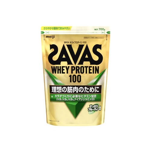 明治 ザバス ホエイプロテイン100 すっきりフルーティー風味 (700g) プロテインパウダー SAVAS　※軽減税率対象商品
