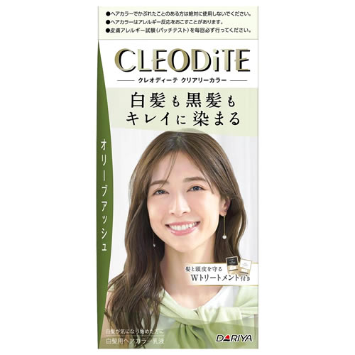 ダリヤ クレオディーテ クリアリーカラー 白髪用 オリーブアッシュ (1セット) 白髪染め 【医薬部外品】