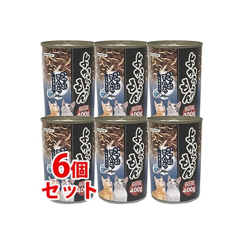 《セット販売》 ペッツバリュー よかろうもん かつおまぐろしらす入リ (400g)×6個セット キャットフード ウェット 缶