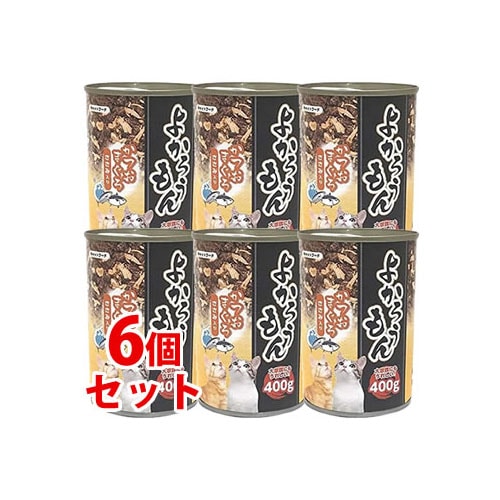 《セット販売》 ペッツバリュー よかろうもん かつおまぐろささみ入り (400g)×6個セット キャットフード ウェット 缶