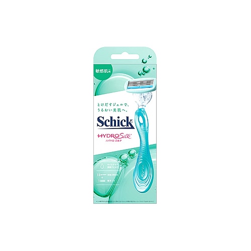 シック ハイドロシルク ホルダー 敏感肌用 (1セット) 女性用カミソリ Schick