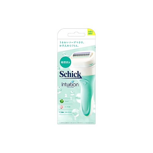 シック イントゥイション ホルダー 敏感肌用 お試し用 (1セット) 女性用カミソリ Schick