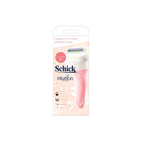 シック イントゥイション しっとり肌 ホルダー (1セット) 女性用カミソリ Schick