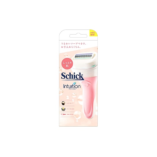 シック イントゥイション しっとり肌 ホルダー お試し用 (1セット) 女性用カミソリ Schick
