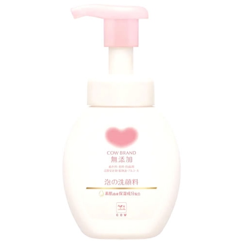 牛乳石鹸 カウブランド 無添加泡の洗顔料 ポンプ付 (160mL) 泡タイプ