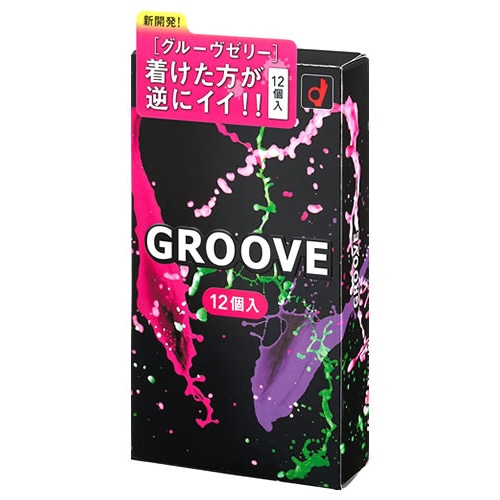 オカモト GROOVE グルーヴ (12個入) コンドーム スキン　【管理医療機器】