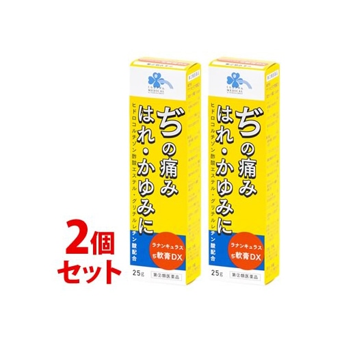 【第(2)類医薬品】《セット販売》　くらしリズム メディカル ラナンキュラスぢ軟膏DX (25g)×2個セット 外用痔疾用薬