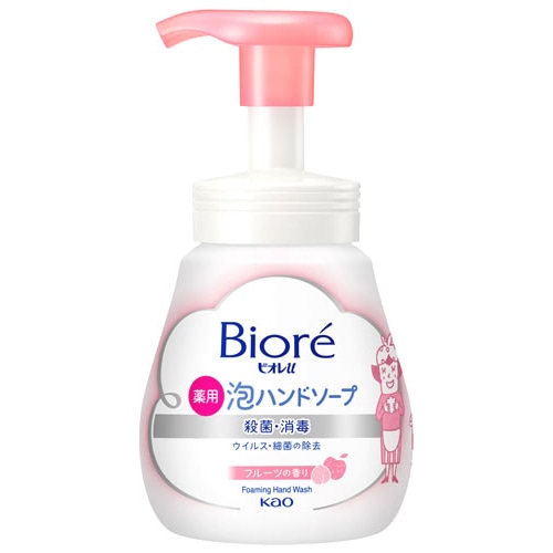 花王 ビオレu 泡ハンドソープ フルーツの香り ポンプ (240mL) 薬用 泡タイプ 【医薬部外品】