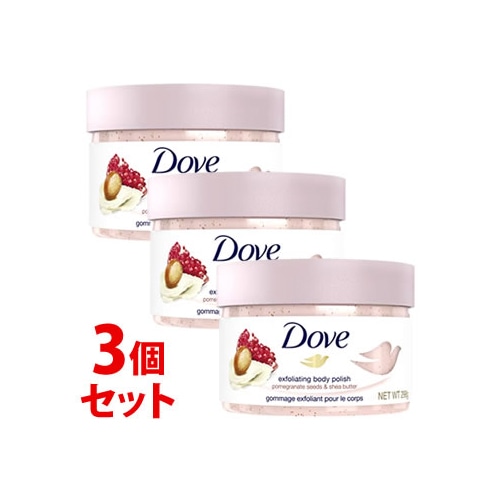 《セット販売》　ユニリーバ ダヴ クリーミースクラブ ザクロ＆シアバター (298g)×3個セット Dove