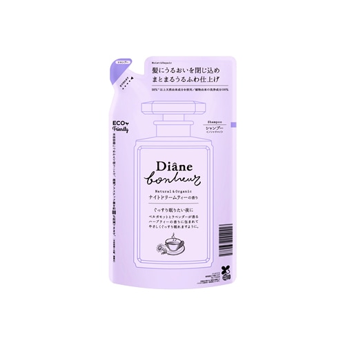 モイストダイアン ダイアン ボヌール モイスト&リペア シャンプー ナイトドリームティーの香り つめかえ用 (400mL) 詰め替え用 ノンシリコンシャンプー