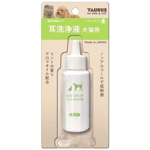 トーラス 耳洗浄液 犬猫用 (60mL) 耳ケア用品 リキッドタイプ