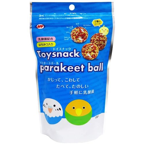 ナチュラルペットフーズ トイスナック パラキートボール (6個) 小鳥 エサ