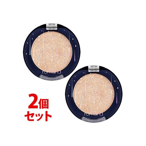 《セット販売》 ロムアンド グリッターシャドウ 01 ムーンライト (1.2g)×2個セット アイシャドウ rom&nd