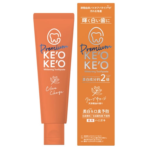 ネイチャーラボ ケオケオ 薬用デンタルペーストプレミアム クローブチャージ (60g) ハミガキ粉 歯磨き粉 【医薬部外品】