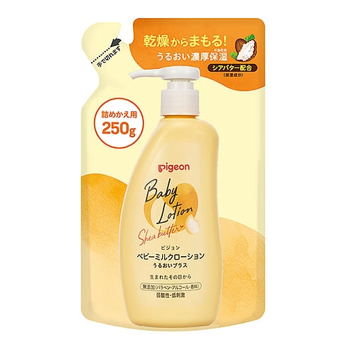 ピジョン ベビーミルクローション うるおいプラス つめかえ用 ベーシック (250g) 詰め替え用 ベビーローション