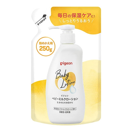 ピジョン ベビーミルクローション つめかえ用 ベーシック (250g) 詰め替え用 ベビーローション