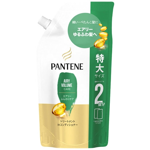 P&G パンテーン エアリーふんわりケア トリートメントinコンディショナー 特大サイズ つめかえ用 (600g) 詰め替え用 【P&G】