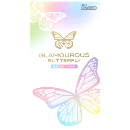 ジェクス グラマラスバタフライ メルティ (10個) コンドーム　【管理医療機器】