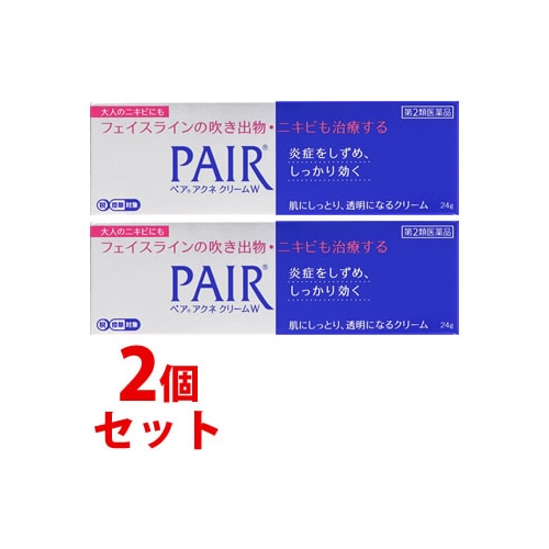 【第2類医薬品】《セット販売》 ライオン ペアアクネクリームW (24g)×2個セット 【セルフメディケーション税制対象商品】