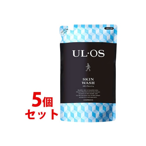 《セット販売》 大塚製薬 ウル・オス 薬用スキンウォッシュ つめかえ用 (420mL)×5個セット 詰め替え用 ウルオス UL・OS 顔・身体用洗浄料 【医薬部外品】