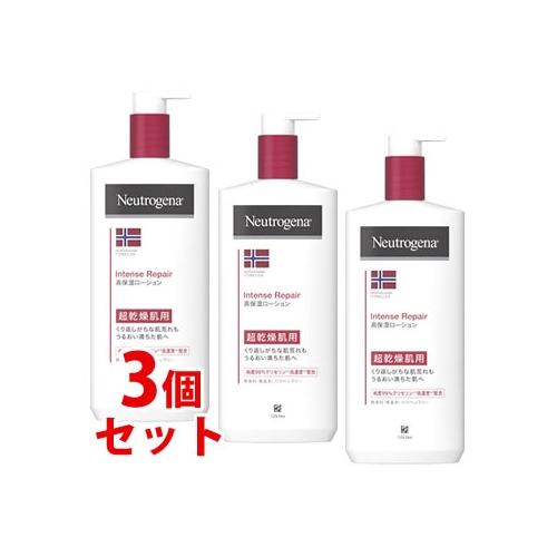 《セット販売》 ジョンソンエンドジョンソン ニュートロジーナ ノルウェー フォーミュラ インテンスリペア ボディ エマルジョン 超乾燥肌用 無香料 (450mL)×3個セット ボディローション ボディクリーム