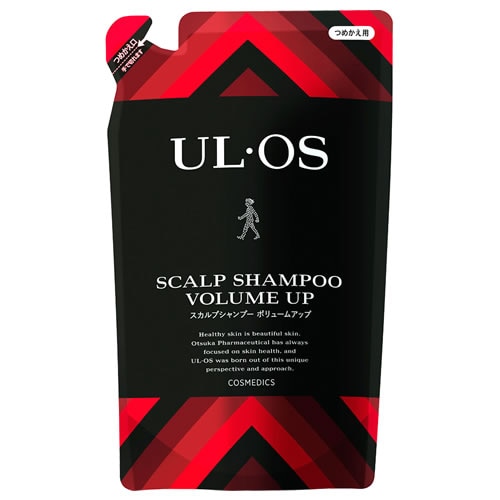 大塚製薬 ウル・オス スカルプシャンプー ボリュームアップ つめかえ用 (420mL) 詰め替え用 ノンシリコン メンズシャンプー ウルオス UL・OS