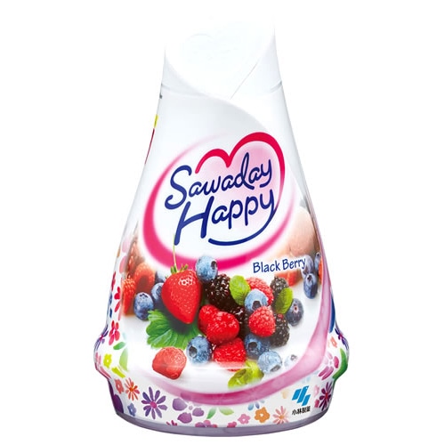 小林製薬 サワデー ハッピー ブラックベリー (120g) Sawaday Happy お部屋用 芳香剤 消臭剤