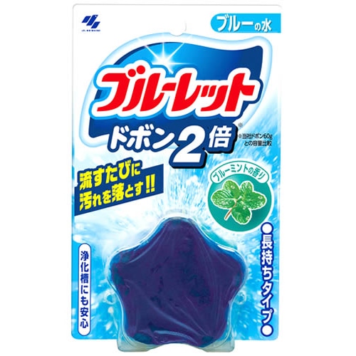 小林製薬 ブルーレット ドボン2倍 ブルーミント (120g) トイレ用芳香洗浄剤