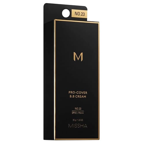 ミシャ M プロカバー BBクリーム No.23 ナチュラルベージュ SPF42 PA+++ (35g) MISSHA