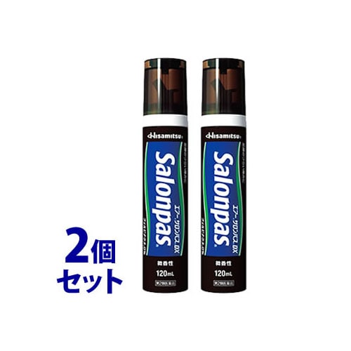 【第2類医薬品】《セット販売》　久光製薬 エアーサロンパスDX (120mL)×2個セット スプレー式鎮痛消炎剤　【セルフメディケーション税制対象商品】