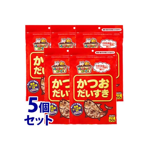 《セット販売》　マルトモ ペットショップボーイ かつおだいすき (50g)×5個セット 犬用 猫用 おやつ ふりかけ