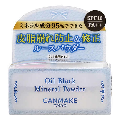 井田ラボラトリーズ キャンメイク オイルブロックミネラルパウダー 01 クリア SPF16 PA++ (3g) フェイスパウダー CANMAKE