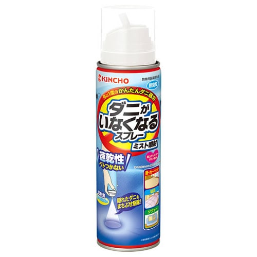【〇】金鳥 キンチョウ ダニがいなくなるスプレー ミスト噴射 無臭性 (200mL) ダニ用 駆除剤  KINCHO　【防除用医薬部外品】
