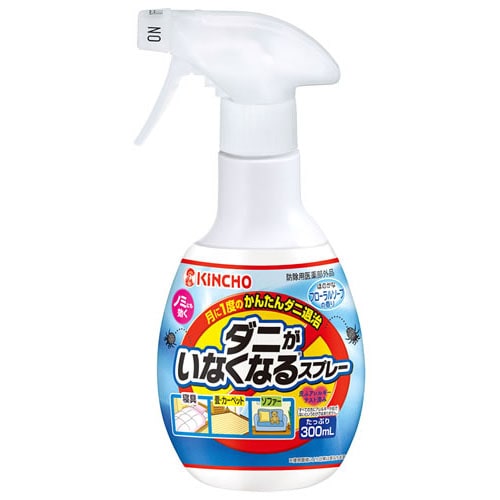 【〇】金鳥 キンチョウ ダニがいなくなるスプレーV フローラルソープの香り (300mL) ダニ用 駆除剤  KINCHO　【防除用医薬部外品】
