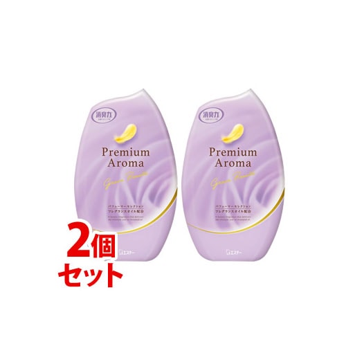 《セット販売》 エステー 玄関・リビング用 消臭力 プレミアムアロマ グレイスボーテ (400mL)×2個セット Premium Aroma 室内用 置き型 消臭 芳香剤