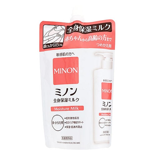 第一三共ヘルスケア ミノン全身保湿ミルク つめかえ用 (320mL) 詰め替え用 ボディミルク 【医薬部外品】