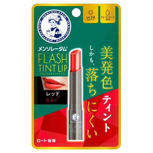 ロート製薬 メンソレータム フラッシュティントリップ レッド (2g) SPF26 PA+++ リップクリーム