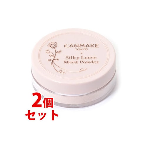 《セット販売》 井田ラボラトリーズ キャンメイク シルキールースモイストパウダー 01 シルキーベージュ (1個)×2個セット SPF23 PA++ 仕上げ用パウダー CANMAKE
