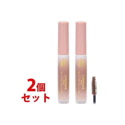 《セット販売》　井田ラボラトリーズ キャンメイク スマートミニアイブロウカラー 02 やわらかアッシュ (1個)×2個セット アイブロウ 眉マスカラ CANMAKE