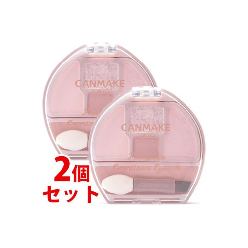 《セット販売》　井田ラボラトリーズ キャンメイク プランぷくコーデアイズ 02 サクラプランぷく (1個)×2個セット アイシャドウ CANMAKE